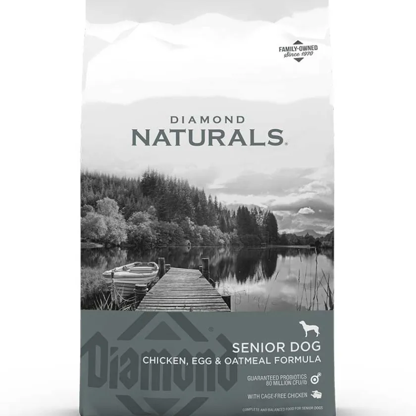 Diamond Naturals Senior (+7 Años)^Dog Senior Chicken, Egg Oatmeal 15kg