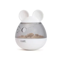 Cat it Comederos Y Fuentes De Agua | Control Peso^Dispensador De Snack Para Gatos Catit PIXI Ratón