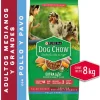 Dog Chow - Purina Adultos (1 A 7 Años)^DOG CHOW Perros Adultos Medianos y Grandes Pollo y Pavo 8kg