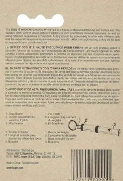 Dog It Adiestramiento^Silbato Ultrasónico para Entrenamiento de Perros