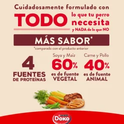 Doko Adultos (1 A 7 Años)^Adulto Carne, Pollo Cerales y Vegetales 18kg