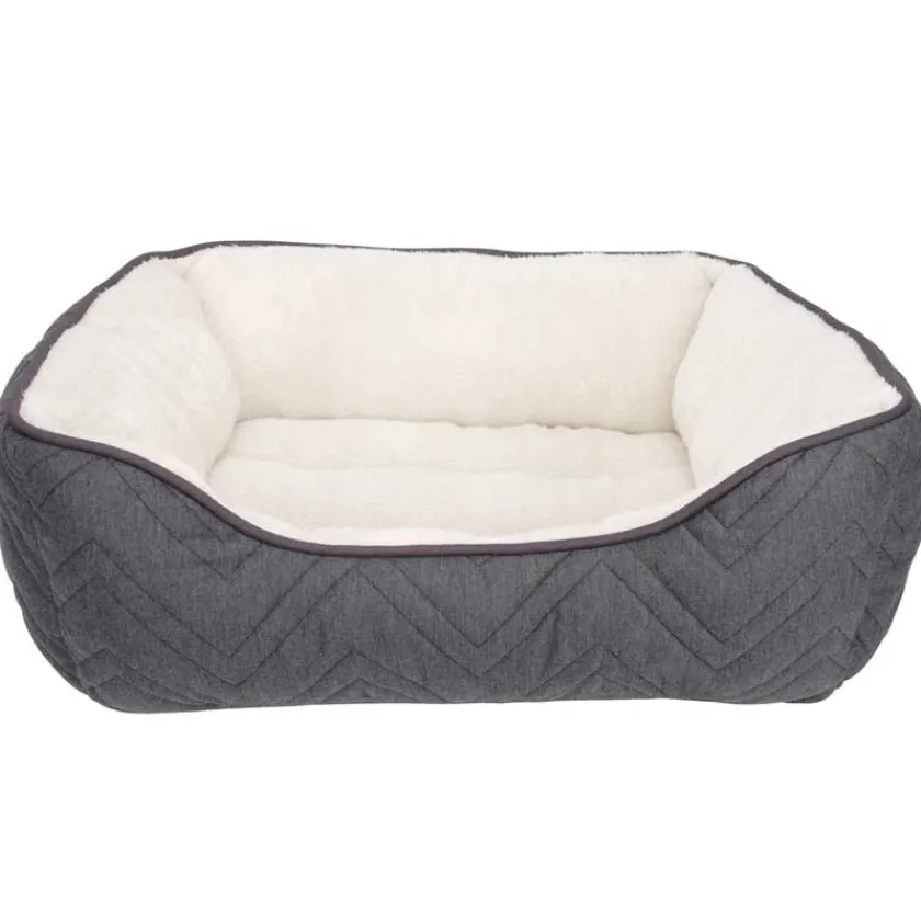 Dreamwell Productos Outlet^Cama Rectangular Gris y Blanco