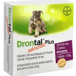 Bayer Antipulgas Y Garrapatas^Drontal Antiparasitario para Perros hasta 10kg