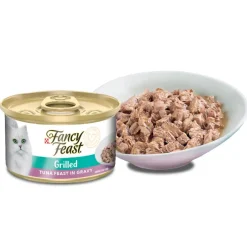 Fancy Feast - Purina Húmedos^Fancy Feast Petit Filetes de Atún 85gr x 8 Unidades (Grilled Tuna Feast in Gravy)