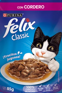 Felix - Purina Húmedos^Felix Adultos Cordero en Salsa 85gr