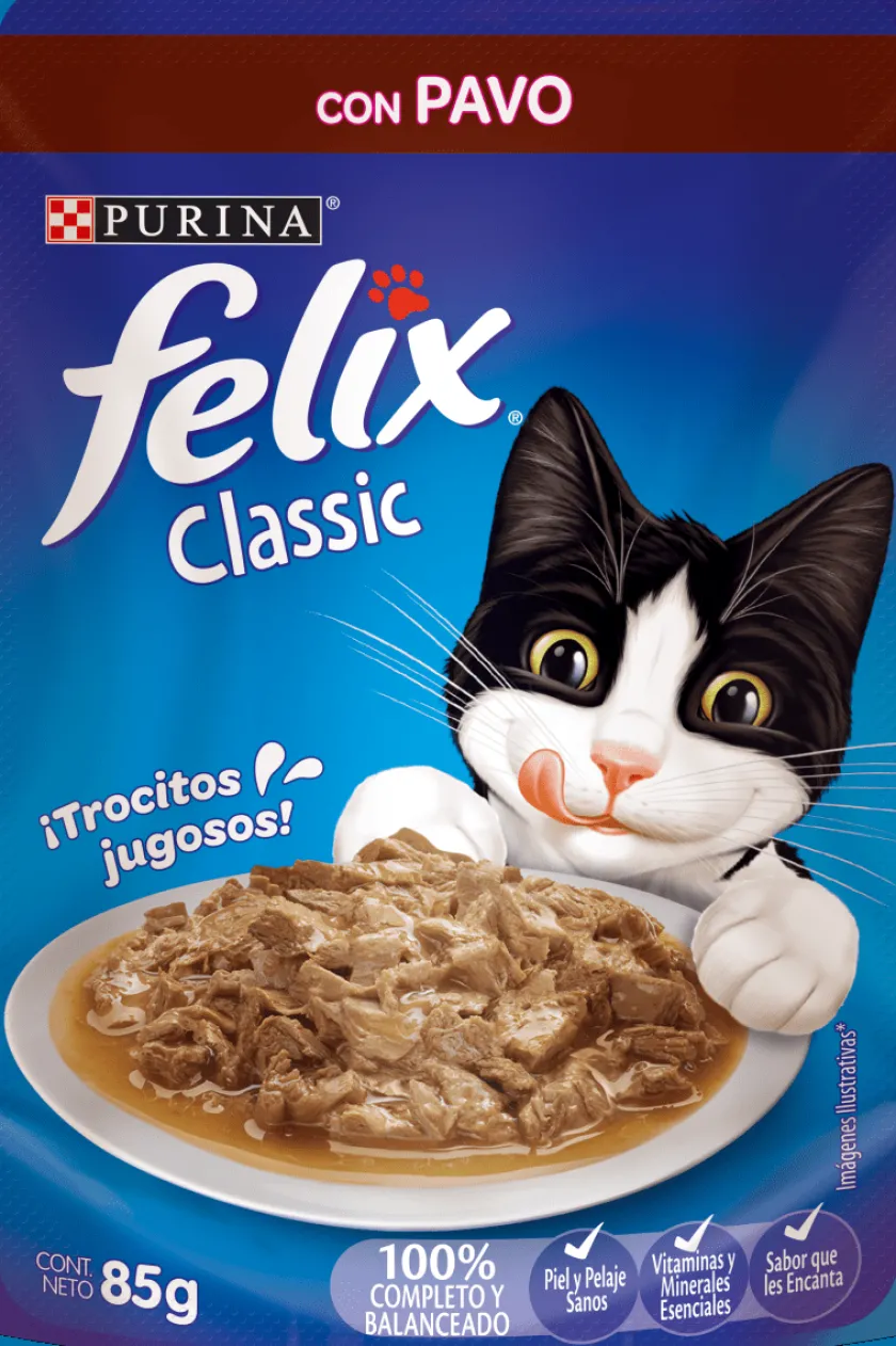 Felix - Purina Húmedos^Felix Adultos Pavo en Salsa 85gr