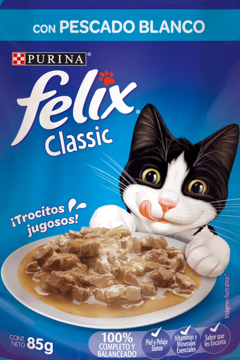 Felix - Purina Húmedos^Felix Adultos Pescado Blanco 85gr