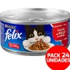 Felix - Purina Húmedos^Felix en Latas - Solo Trozos de Pollo en Salsa - Pack 24 unidades
