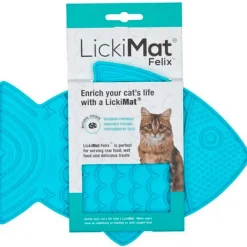 Lickimat Comederos Y Fuentes De Agua^Felix para gatos Turquesa