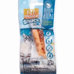 Fit Formula Naturales^Snack para Gatos Filete Atún 25gr Pack 6 Unidades