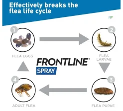 Frontline Antipulgas Y Garrapatas^Spray Antipulgas Perros y Gatos 100ml x 2 unidades