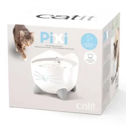 Cat it Comederos Y Fuentes De Agua^Fuente PIXI Acero Inoxidable 2.5 litros