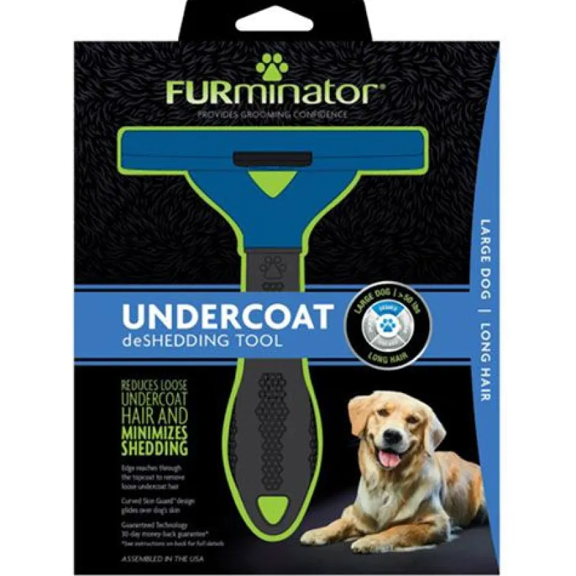 Furminator Peines Y Cepillos Para Perros^LONG HAIR deShedding Tools FOR DOG Large