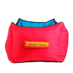 Gigwi Camas^Place Cama Cuadrada Rojo con Azul Large