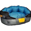 Gigwi Camas^PLACE CAMA REDONDA GRIS/AZUL MEDIUM 65x40x20 cm