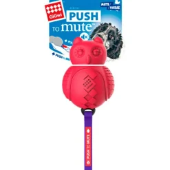 Gigwi Juguetes^Push to Mute Buho Rojo / Morado