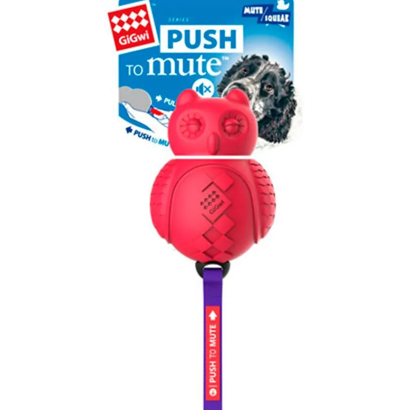 Gigwi Juguetes^Push to Mute Buho Rojo / Morado