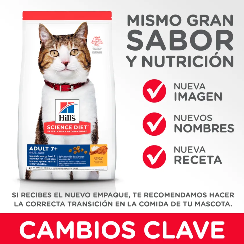 Hills Senior (+7 Años)^Cat Adult 7+ 1.81kg