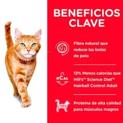 Hills Control Peso^Cat Adult Hairball Control LIGHT 3.17kg