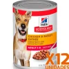Hills Húmedos | Adultos (1 A 7 Años)^Dog Adulto Pollo y Cebada 370gr X 12 Unidades