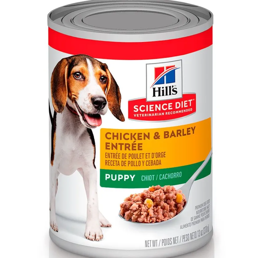 Hills Húmedos^Dog Puppy Pollo y Cebada 370gr
