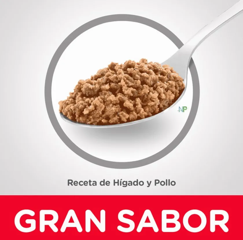 Hills Húmedos^Lata Cat Kitten - Receta de Higado de Pollo 156gr