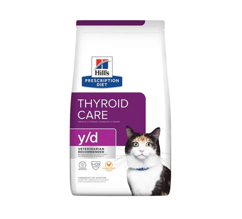 Hills Alimentación Medicada^y/d Felino - Cuidado de la Tiroides 1.8kg