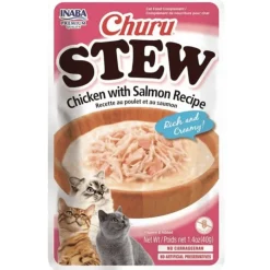 Inaba Húmedos | Adultos (1 A 7 Años)^Churu Cat Stew Chicken Salmon 40 gr