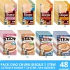 Inaba Húmedos^Ciao Churu Cat Bisque y Stew Pack Degustacion 48 unidades
