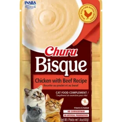 Inaba Galletas^Ciao Churu Cat Bisque Chicken Beef 40gr