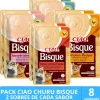 Inaba Galletas^Ciao Churu Cat Bisque Pack Degustacion 8 unidades