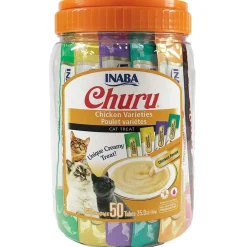 Inaba Húmedos | Galletas^Ciao Churu frasco Variedades de Pollo 50 tubos 700gr