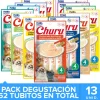 Inaba Húmedos^Ciao Churu Mix Degustación con 13 unidades (52 tubitos)