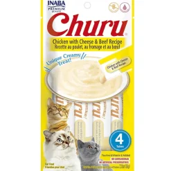 Inaba Húmedos^Ciao Churu Pollo, Carne y Queso 56gr