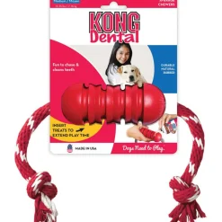 Kong Juguetes^Dental With Rope Medium