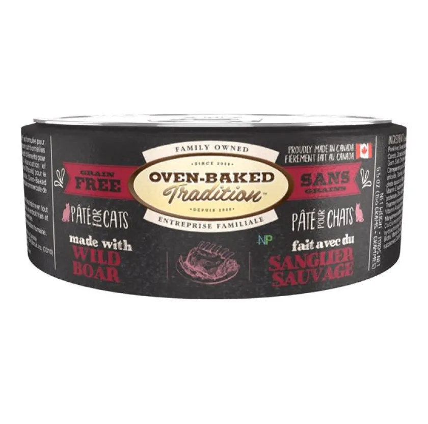 Oven Baked Húmedos^Lata CAT Paté de Jabalí (BOAR) 156gr