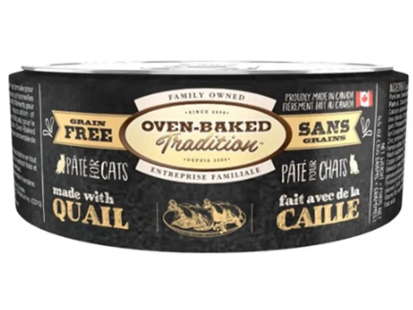 Oven Baked Húmedos^Lata Gato Pate de Codorniz (Quail) 156gr
