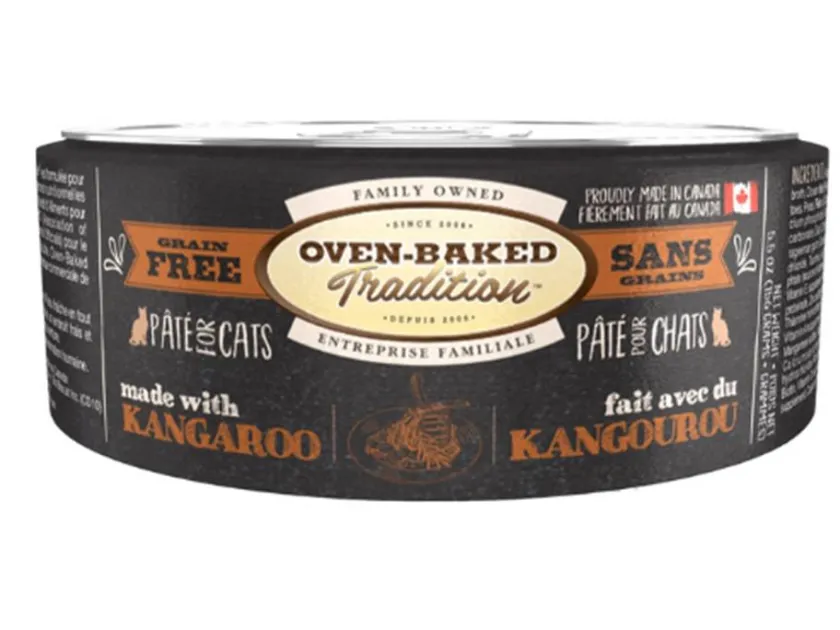 Oven Baked Húmedos^Lata Gato Pate de Canguro (Kangaroo) 156GR