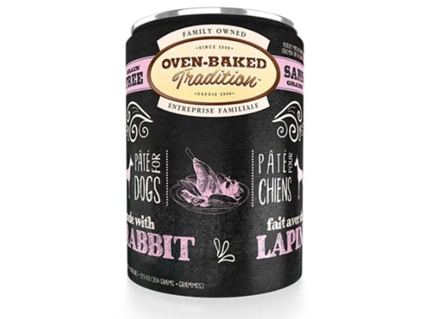 Oven Baked Húmedos^Lata Perro Pate de Conejo (Rabbit) 354gr.