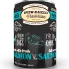 Oven Baked Húmedos^Lata Perro Paté Salmón 354gr