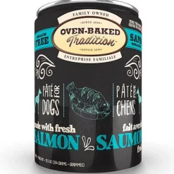 Oven Baked Húmedos^Lata Perro Paté Salmón 354gr