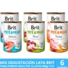 Brit Care Húmedos | Naturales^Latas Mix Degustación para Perros Adultos 400gr x 6 Unidades