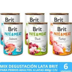 Brit Care Húmedos | Naturales^Latas Mix Degustación para Perros Adultos 400gr x 6 Unidades