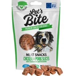 Brit Care Galletas Y Snacks | Adultos (1 A 7 Años)^Let’s Bite Meat Snacks Chicken and Pork Slices 80gr