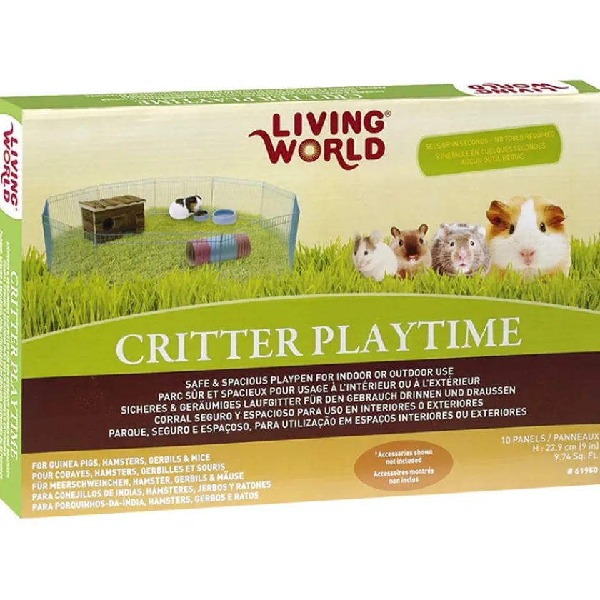 Living World Hámsters | Conejos^Critter Playtime Cerco para pequeños animales