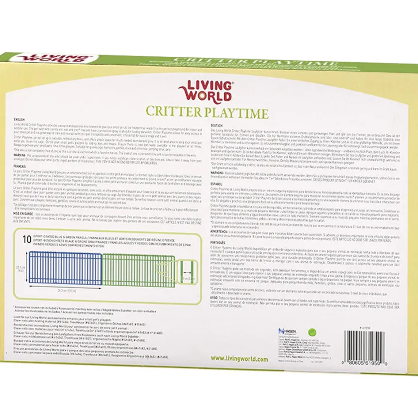 Living World Hámsters | Conejos^Critter Playtime Cerco para pequeños animales