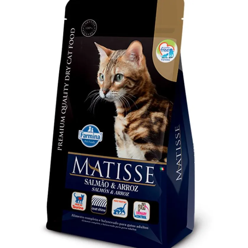 Matisse Adultos (1 A 7 Años)^Gatos Adultos Salmón y Arroz 2kg