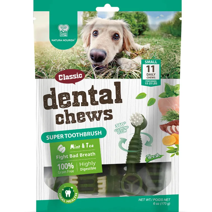 Natura Nourish Cuidado Dental | Dentales^Dental Chews Super Toothbrush Menta 170gr