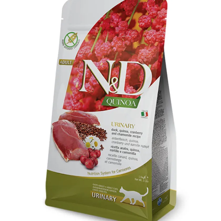 Nu0026D Adultos (1 A 7 Años)^Natural and Delicious Quinoa Feline Urinary Pato 1.5kg