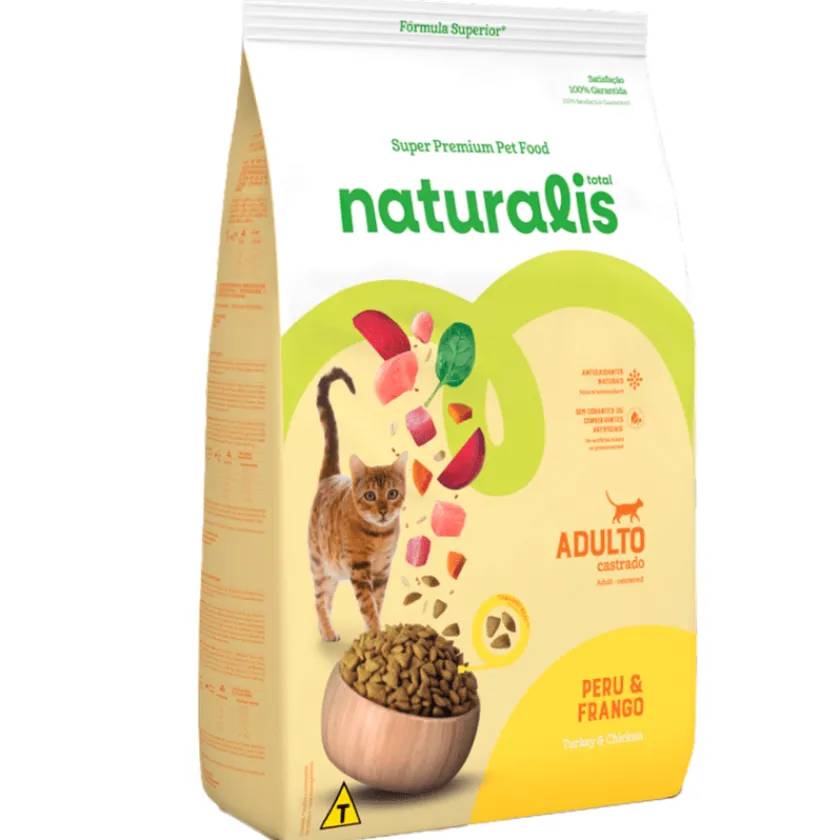 Naturalis Castrados | Adultos (1 A 7 Años)^Gato Adulto Castrado Pollo y Pavo 7,5 kg